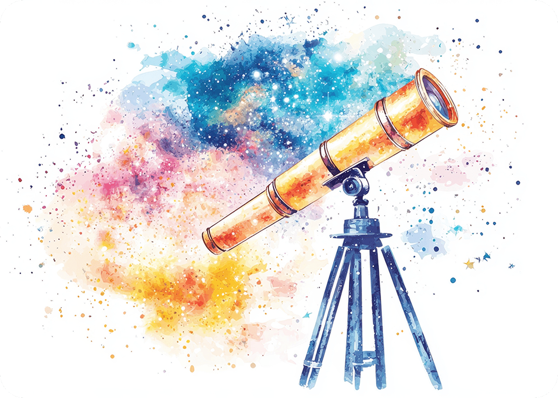 Colored telescope